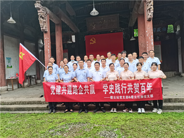 党建共建路企共赢  学史践行共贺百年——缙云Lewin乐玩开展党建联谊活动